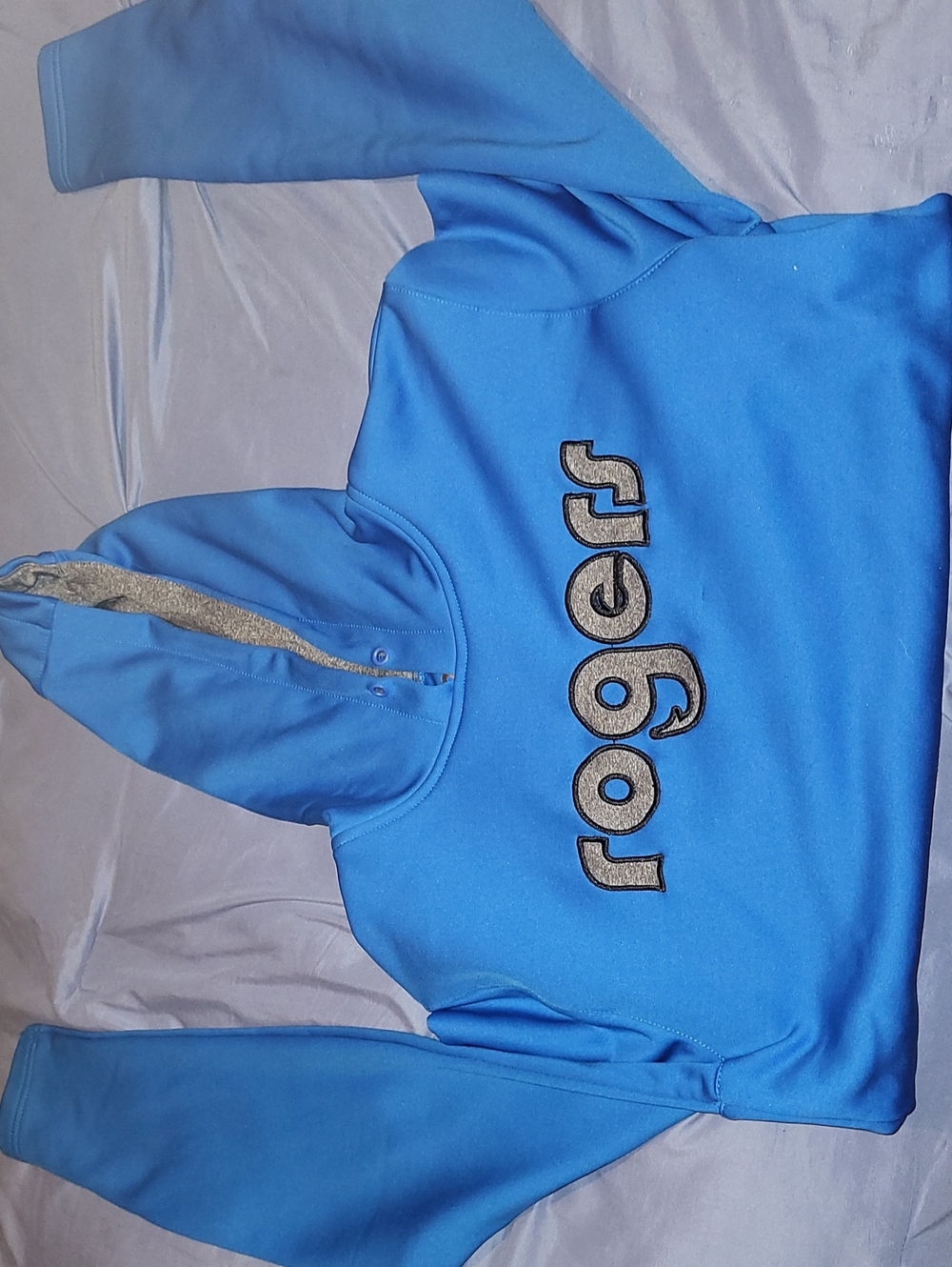 Mens Blue Hoodie Sweatshirt